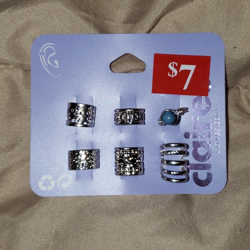 Claires metal wire ear cuffs